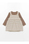 Фото #2 товара Платье LCW baby Yaka Striped Girl Dress & Shirt Duo