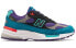 Кроссовки New Balance M992TC унисекс Пурпурно-сине-зеленые 38 - фото #3