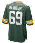 Men's David Bakhtiari Green Green Bay Packers Game Team Jersey