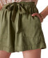 ფოტო #3 პროდუქტის Women's Paperbag-Waist Shorts