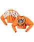 ფოტო #1 პროდუქტის Women's Orange Auburn Tigers Laurels Crop Long Sleeve T-shirt