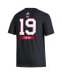 Фото #2 товара Men's Jonathan Toews Black Chicago Blackhawks Reverse Retro 2.0 Name and Number T-shirt