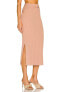 Фото #2 товара SIMKHAI Sophia Midi Ribbed Skirt Macchiato size XL