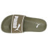 Puma Leadcat 2.0 Slides Mens Green Casual Sandals 384139-05