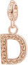 Bronze pendant letter "D" Storie RZ082