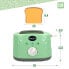 COLORBABY Realistic Toy Toaster With Toasted My Smart Home
