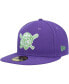Фото #5 товара Men's Purple Pittsburgh Pirates Lime Side Patch 59FIFTY Fitted Hat