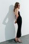 Фото #7 товара Платье миди со сборкой ZARA