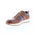 Фото #7 товара English Laundry Lohan EL2623L Mens Brown Leather Lifestyle Sneakers Shoes