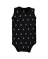 ფოტო #6 პროდუქტის Baby Boys Cotton Sleeveless Bodysuits, Pirate Shark