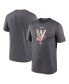 Фото #1 товара Men's Gray Washington Nationals City Connect Logo T-shirt