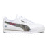 Фото #1 товара Puma Bmw Mms Roma Via Lace Up Mens White Sneakers Casual Shoes 30778002