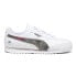 Puma Bmw Mms Roma Via Lace Up Mens White Sneakers Casual Shoes 30778002