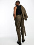 Фото #13 товара ASOS DESIGN balloon fit suit trousers in tonal stripe