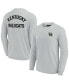 Фото #1 товара Men's and Women's Gray Kentucky Wildcats Super Soft Long Sleeve T-shirt