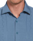 ფოტო #4 პროდუქტის Men's Short Sleeve Button-Front Wide-Panel Embroidered Shirt