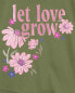 Фото #6 товара Kid Let Love Grow Floral Graphic Tee 10