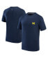 Men's Navy Michigan Wolverines Sport Bali Beach T-Shirt