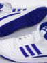 Фото #3 товара adidas Originals Forum Mid trainers in white and blue