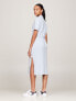 Фото #2 товара Open Placket Midi Polo Dress