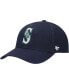 Фото #2 товара Men's Navy Seattle Mariners Legend MVP Adjustable Hat