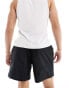 Fred Perry shell shorts in black