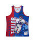 Фото #3 товара Men's Lawrence Taylor Royal New York Giants 1989 Player Burst Tank Top