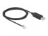 Фото #3 товара Delock 66738 - 0.2 m - USB 2.0 Type-A - RJ10 - Straight - Straight - Male/Male