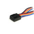 Фото #4 товара 12in 4 Pin Fan Power Splitter Cable - F/M - 0.31 m - Molex (4-pin) - Molex (4-pin) - Male - Female - Multicolour