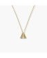 Фото #1 товара Sanctuary Project by Tri-color Triangle Pendant Necklace Gold