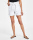 Women's High-Rise Tied-Belt Shorts, Created for Macy's