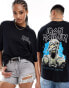 Фото #1 товара ASOS DESIGN unisex oversized license t-shirt in black with Iron Maiden graphic prints