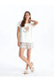 Фото #4 товара Пижама LCW DREAM Женская сорочка с шортами