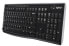 Фото #6 товара Logitech Wireless Keyboard K270 - Full-size (100%) - Wireless - RF Wireless - QWERTY - Black