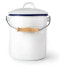 IBILI Vintage Blanca 4L compost bucket with lid