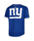 Men's Saquon Barkley Royal New York Giants Mesh Baseball Button-Up T-shirt