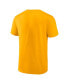 Фото #2 товара Men's Gold Nashville Predators Authentic Pro Secondary Replen T-shirt
