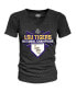 Фото #4 товара Women's Black LSU Tigers 2023 NCAA Men's Baseball College World Series Champions Schedule V-Neck Tri-Blend T-shirt