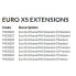 PRESTON INNOVATIONS Euro XS Universal 8 Premium Mini Extension
