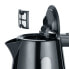 Электрический чайник Severin WK 3410 - 1 л - 2200 Вт - Черный - Индикатор уровня воды - Защита от перегрева - Беспроводной