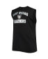 Фото #2 товара Men's Black Las Vegas Raiders Big and Tall Muscle Tank Top