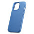 Фото #8 товара Skórzane etui iPhone 14 Pro Max magnetyczne z MagSafe Litchi Premium Leather Case niebieski