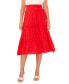 Women's Solid-Color Tiered Pull-On Skirt