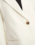 Фото #6 товара Vila tailored straight fit blazer co-ord in cream