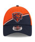 Фото #3 товара Men's Orange, Navy Chicago Bears 2023 Sideline 9FORTY Adjustable Hat
