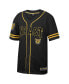 Фото #2 товара Men's Black North Carolina A&T Aggies Free Spirited Mesh Button-Up Baseball Jersey