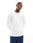 Polo Ralph Lauren icon logo long sleeve t-shirt in white