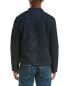 Фото #2 товара John Varvatos Reede Suede Jacket Men's Navy Xl