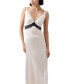 ფოტო #8 პროდუქტის Women's Ennis Satin Lace-Trim Dress