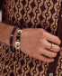 ფოტო #5 პროდუქტის Men's Icon Black Ceramic Bracelet in Gold Ion-Plated Stainless Steel